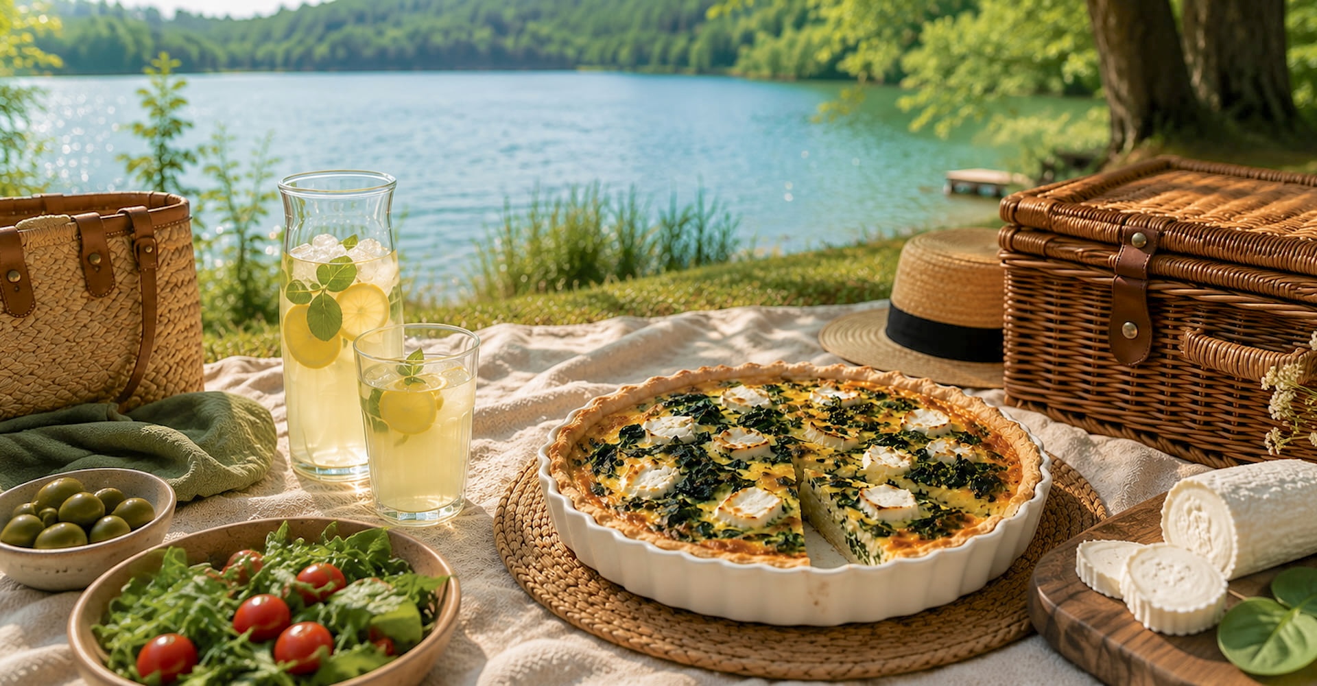 Quiche de Espinafres e Queijo de Cabra Uma receita simples, elegante e rica em sabor